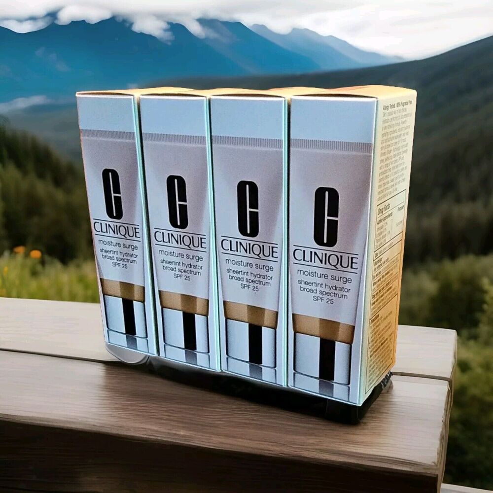 4X Deal New Clinique Moisture Surge Sheertint Hydrator In Universal Deep Full